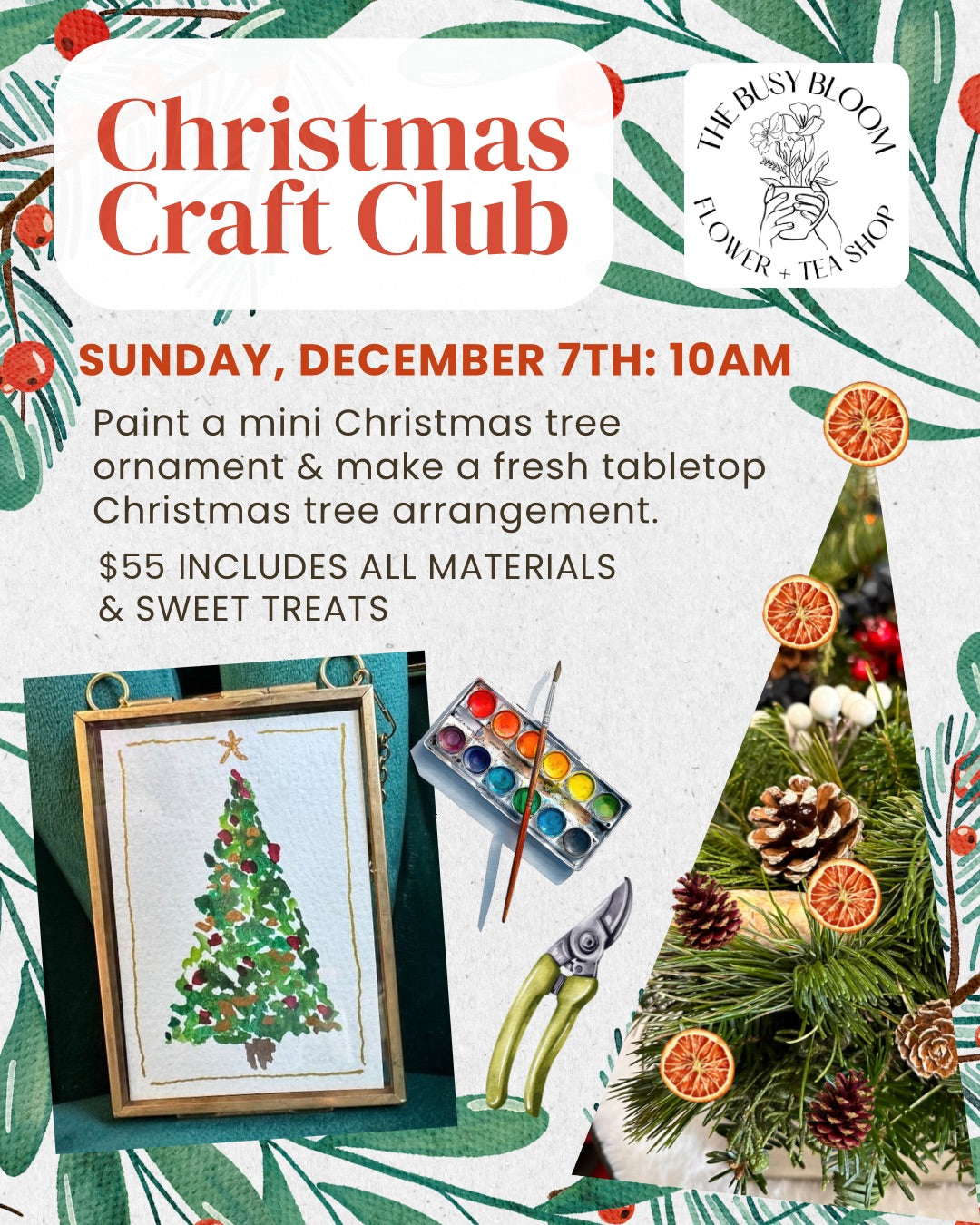 CHRISTMAS CRAFT WORKSHOP