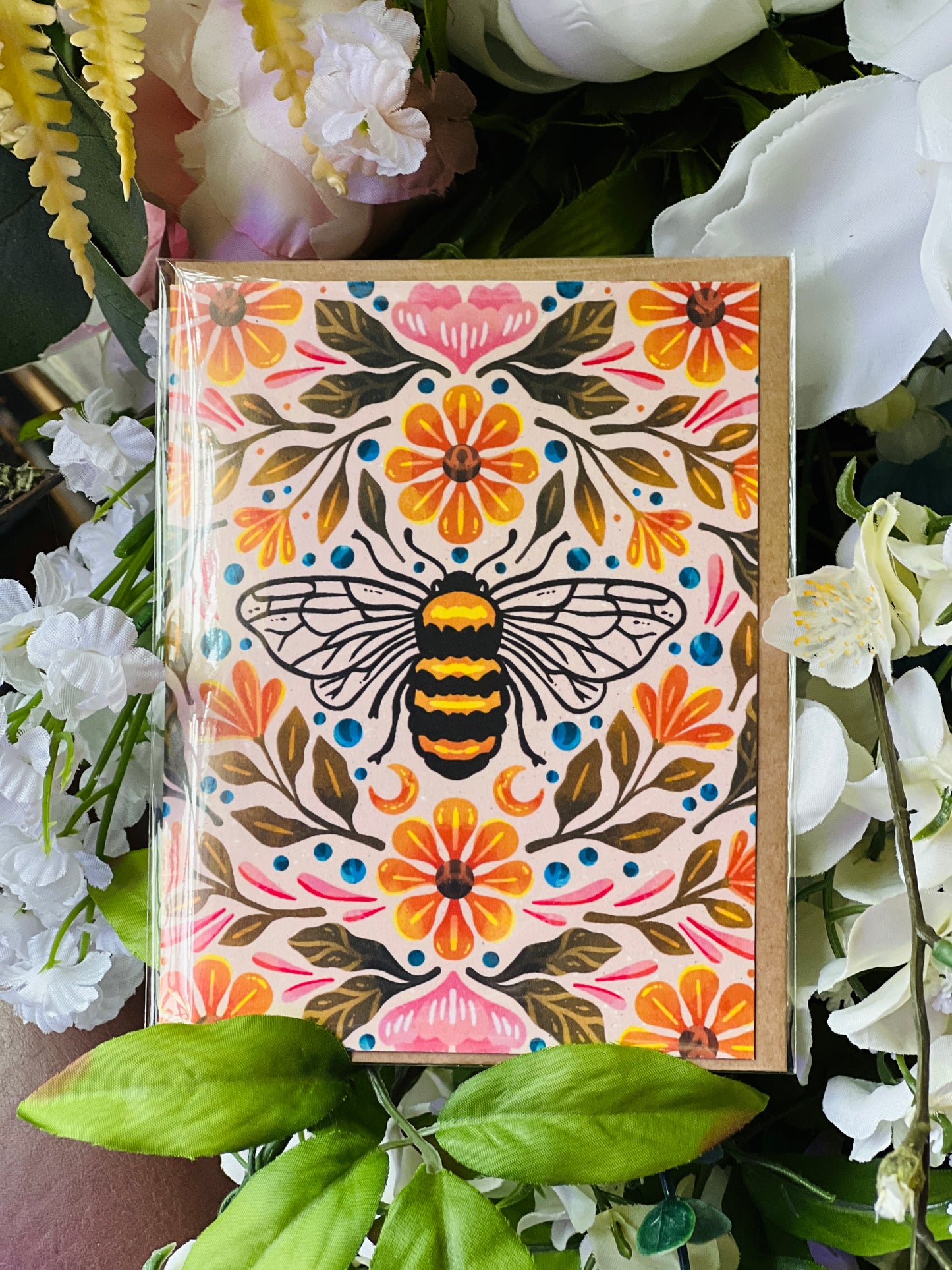 Bee Blank Greeting Card