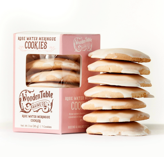 Rose Water Meringue Gluten-Free Cookies