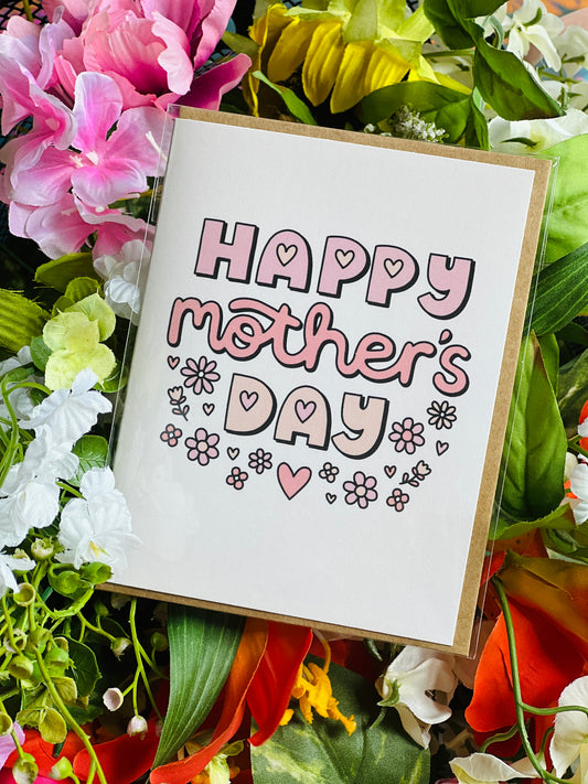 Mother's Day Card - "Happy Mother's Day"