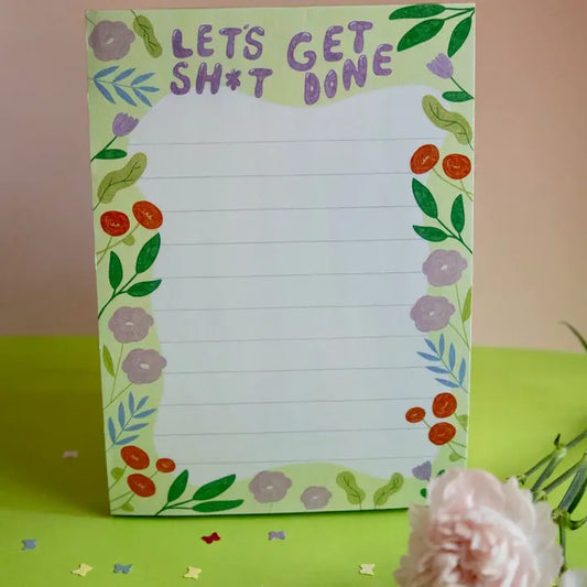 Notepad- Lets get shit done